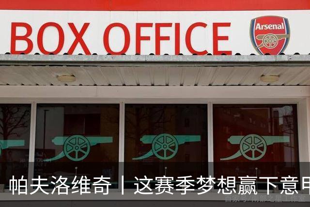 帕夫洛维奇丨这赛季梦想赢下意甲冠军
